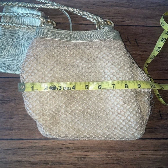 Gold✨woven bag summer bag basket bag raffia bag straw bag hobo bag vacation bag - Picture 10 of 12